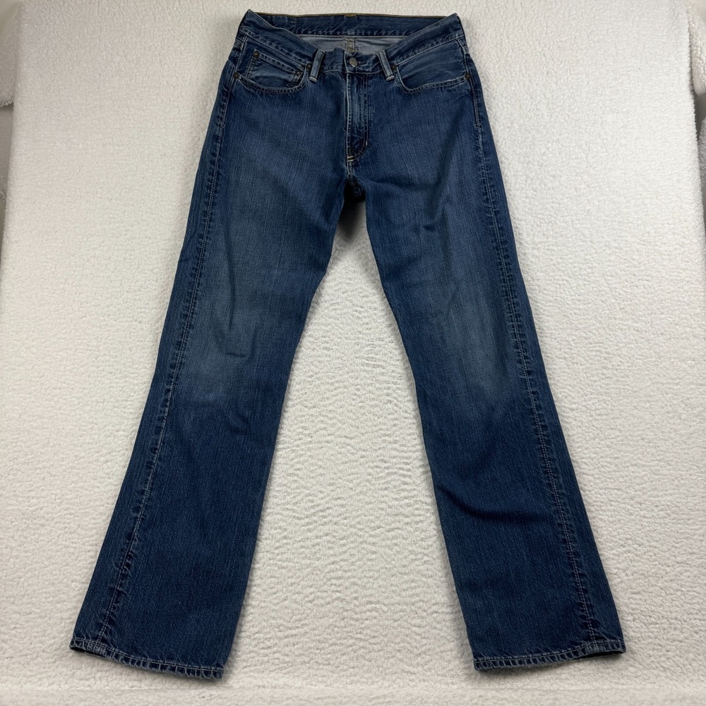 Polo Ralph Lauren 867 Classic Fit Jeans Men 32x34 Blue Denim Cotton Straight Leg